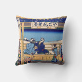 葛飾北斎 – 東海道・吉田 クッション (裏面)