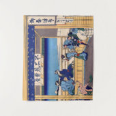 葛飾北斎 – 東海道・吉田 タペストリー (正面)