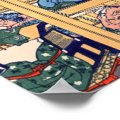 葛飾北斎 – 東海道・吉田 ポスター (角)