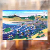 葛飾北斎 – 東海道・金屋の富士 ウィンドウサイン (シート2)