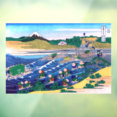 葛飾北斎 – 東海道・金屋の富士 ウィンドウサイン (シート3)