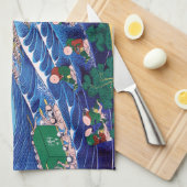 葛飾北斎 – 東海道・金屋の富士 キッチンタオル (四つ折り)