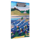 葛飾北斎 – 東海道・金屋の富士 クリップボード (右)