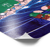 葛飾北斎 – 東海道・金屋の富士 フォトプリント            (角)