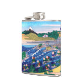 葛飾北斎 – 東海道・金屋の富士 フラスク (左)