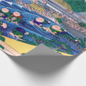 葛飾北斎 – 東海道・金屋の富士 ラッピングペーパー (角)