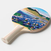 葛飾北斎 – 東海道・金屋の富士 卓球ラケット (正面アングル)