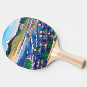 葛飾北斎 – 東海道・金屋の富士 卓球ラケット (横)