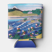 葛飾北斎 – 東海道・金屋の富士 缶クーラー (正面)