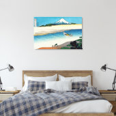 葛飾北斎 - 武蔵の玉川 キャンバスプリント (インサイチュ (寝室))