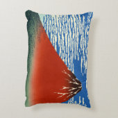 葛飾北斎 - 気持ちの良い風、晴れた朝 アクセントクッション (裏面(縦))