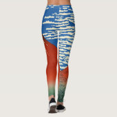 葛飾北斎 - 気持ちの良い風、晴れた朝 レギンス (裏面)