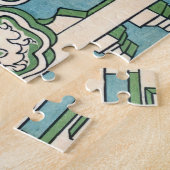 葛飾北斎 – 江戸浅草本願寺 ジグソーパズル (側面)