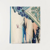 葛飾北斎 – 江戸浅草本願寺 タペストリー (正面)