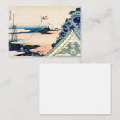 葛飾北斎 – 江戸浅草本願寺 ノートカード (正面/裏面)