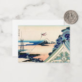 葛飾北斎 – 江戸浅草本願寺 ノートカード (正面/裏面インサイチュ)