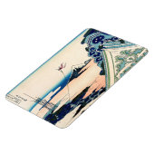 葛飾北斎 – 江戸浅草本願寺 マグネット (左側)