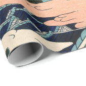 葛飾北斎 – 江戸浅草本願寺 ラッピングペーパー (ロールコーナー)