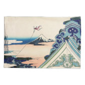 葛飾北斎 – 江戸浅草本願寺 枕カバー (裏面)