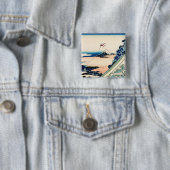 葛飾北斎 – 江戸浅草本願寺 缶バッジ (インサイチュ)