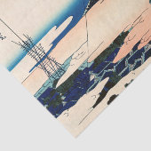 葛飾北斎 – 江戸浅草本願寺 薄葉紙 (詳細)