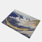 葛飾北斎。海波 ドアマット (アングル)