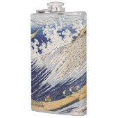 葛飾北斎。海波 フラスク (左)