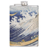葛飾北斎。海波 フラスク (正面)