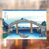 葛飾北斎 – 深川万年橋下 ウィンドウサイン (シート2)