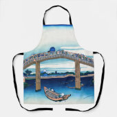 葛飾北斎 – 深川万年橋下 エプロン (正面)