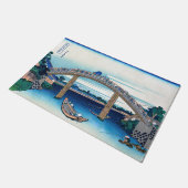 葛飾北斎 – 深川万年橋下 ドアマット (アングル)