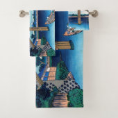 葛飾北斎 – 深川万年橋下 バスタオルセット (インサイチュ)