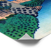 葛飾北斎 – 深川万年橋下 ポスター (角)