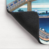 葛飾北斎 – 深川万年橋下 マウスパッド (コーナー)