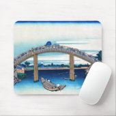 葛飾北斎 – 深川万年橋下 マウスパッド (マウス)
