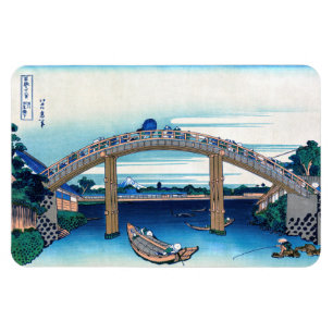 葛飾北斎 – 深川万年橋下 マグネット