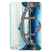 葛飾北斎 – 深川万年橋下 マグネット (縦)