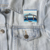 葛飾北斎 – 深川万年橋下 缶バッジ (インサイチュ)