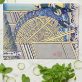 葛飾北斎 – 温田の水車場 キッチンタオル (折り畳み)