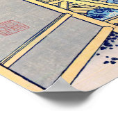 葛飾北斎 – 温田の水車場 ポスター (角)