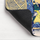 葛飾北斎 – 温田の水車場 マウスパッド (コーナー)