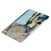 葛飾北斎 – 温田の水車場 マグネット (左側)