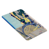 葛飾北斎 – 温田の水車場 マグネット (右側)