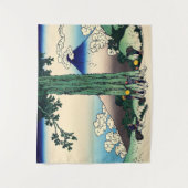 葛飾北斎 - 甲州三島大路 タペストリー (正面)