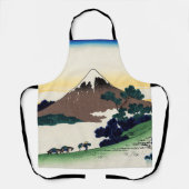 葛飾北斎 – 甲斐国犬目峠 エプロン (正面)