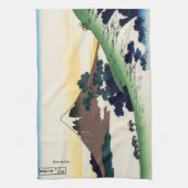 葛飾北斎 – 甲斐国犬目峠 キッチンタオル (縦)