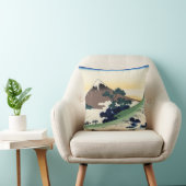 葛飾北斎。甲斐国犬目峠 クッション (椅子)