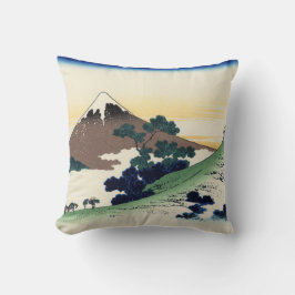 葛飾北斎。甲斐国犬目峠 クッション