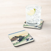 葛飾北斎。甲斐国犬目峠 コースター (右側)