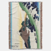 葛飾北斎 – 甲斐国犬目峠 スローブランケット (正面縦)